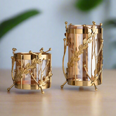 Aura Elegance - Multifunctionele Metalen Vaas